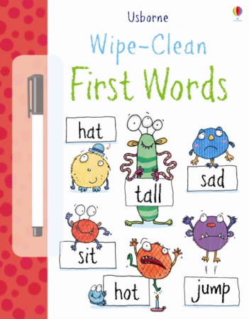 Carti cu activitati - Wipe-Clean First Words