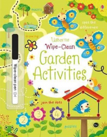 Carti cu activitati - Wipe-Clean Garden Activities