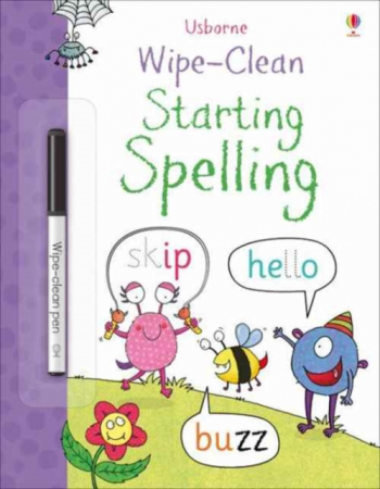 Carti cu activitati - Wipe-clean Starting Spelling