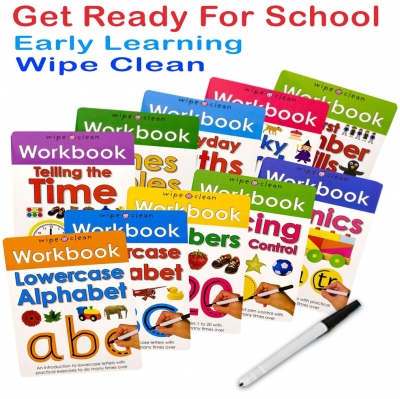 Wipe-Clean Workbook Collection 10 Books Set [1]