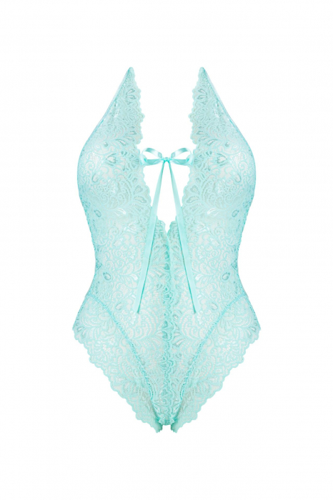 Body sexy cu insertii din dantela, reglabil, negru, embody.ro [10]