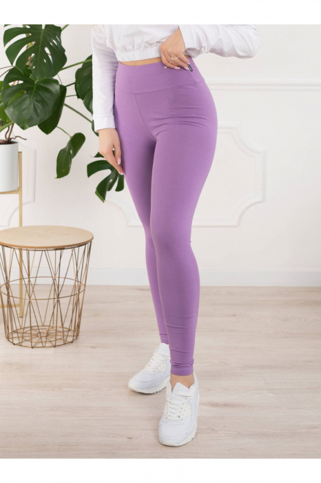 Colanti premium dama cu talie inalta, Mov [6]