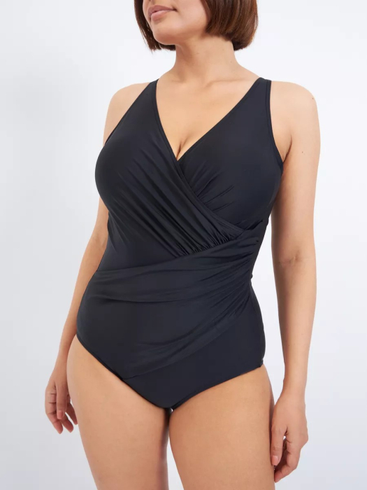 Costum baie intreg modelator dama, Negru, Miami y9117 [2]