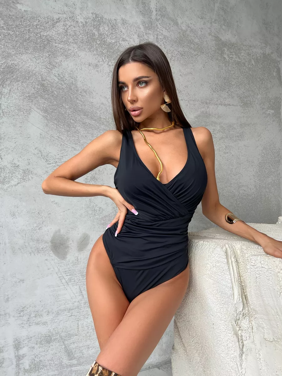 Costum baie intreg modelator dama, negru Havana 9201 [6]