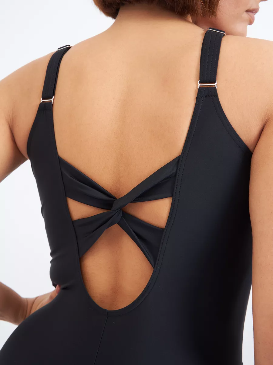 Costum baie intreg modelator dama, Negru, Miami y9117 [4]