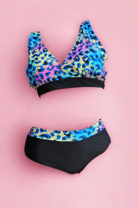 Costum de baie dama, 2 piese, marime mare, multicolor, Havana, embody.ro [4]