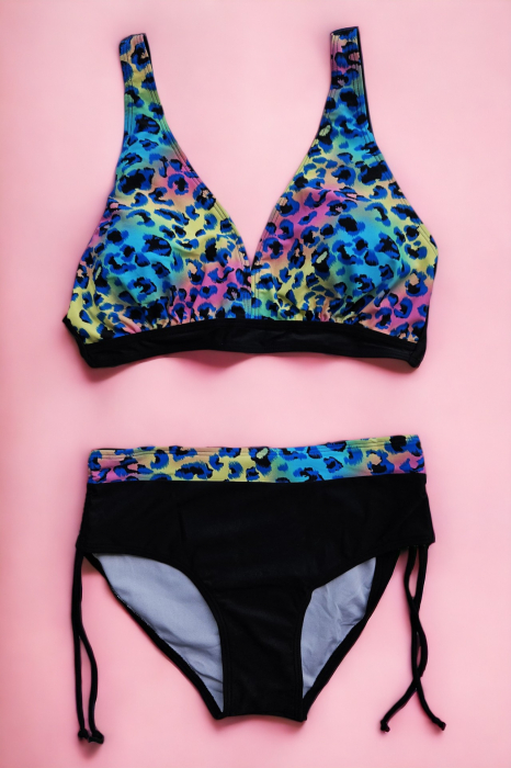 Costum de baie dama, 2 piese, marime mare, multicolor, Havana, embody.ro [2]