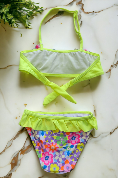 Costum de baie fete intreg, imprimeu unicorn, roz, embody.ro [2]