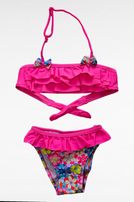 Costum de baie fete intreg, imprimeu unicorn, roz, embody.ro [3]