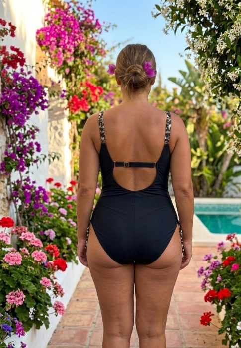 Costum de Baie Intreg Dama, modelator animal print LM072 [2]