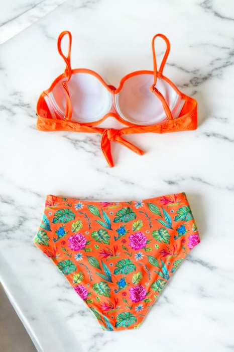 Costum de baie marime mare, 2 piese, dama, embody.ro [3]