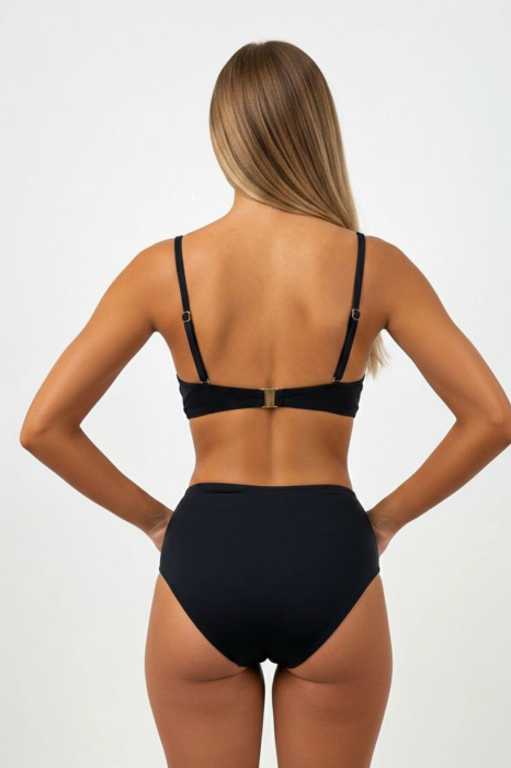 Costum de Baie Negru Doua Piese negru Lm063 [2]