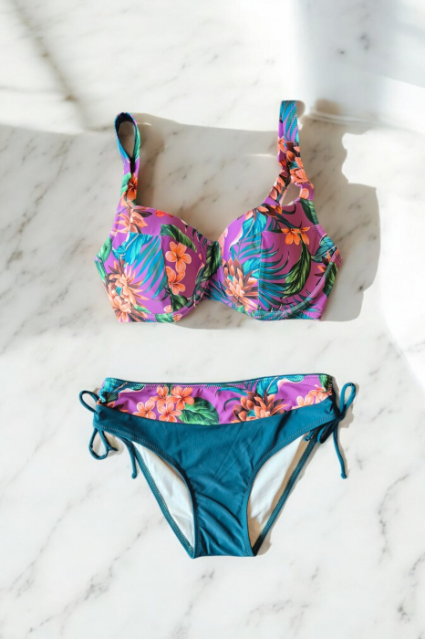 Costume de baie din 2 piese, slip clasic, marime mare embody.ro [2]