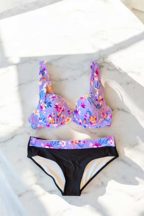 Costume de baie din 2 piese, slip clasic, marime mare embody.ro [2]