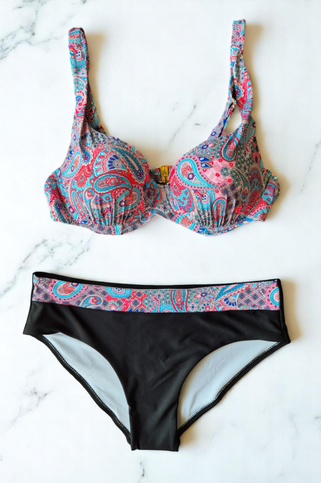 Costume de baie din 2 piese, slip clasic, marime mare embody.ro [2]
