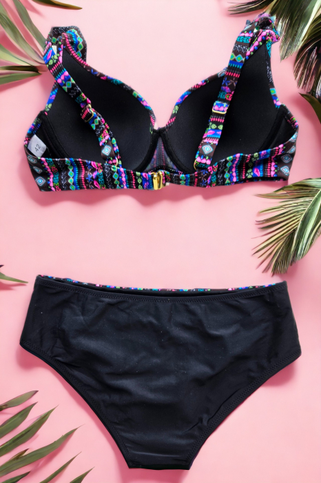 Costume de baie din 2 piese, slip clasic, marime mare, multicolor embody.ro [3]