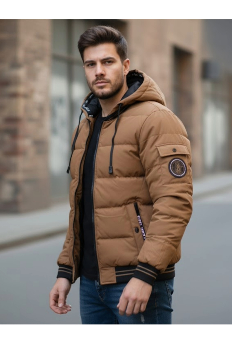 Geaca Barbati Maro "Urban Trend" - Model Gros cu Gluga detasabila 7952-2 [2]