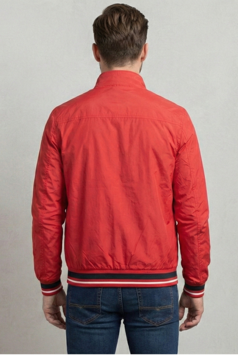 Geaca Barbati Rosie din Fas Subtire Primavara Toamna rosu 8250 [2]