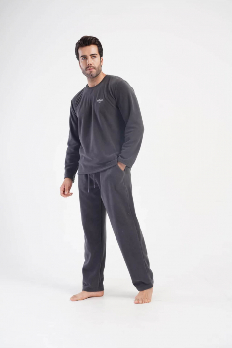Pijama barbati cocolino, material soft polar pufos si calduros embody.ro [5]