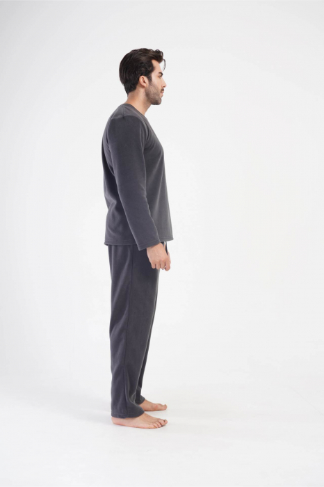 Pijama barbati cocolino, material soft polar pufos si calduros embody.ro [4]