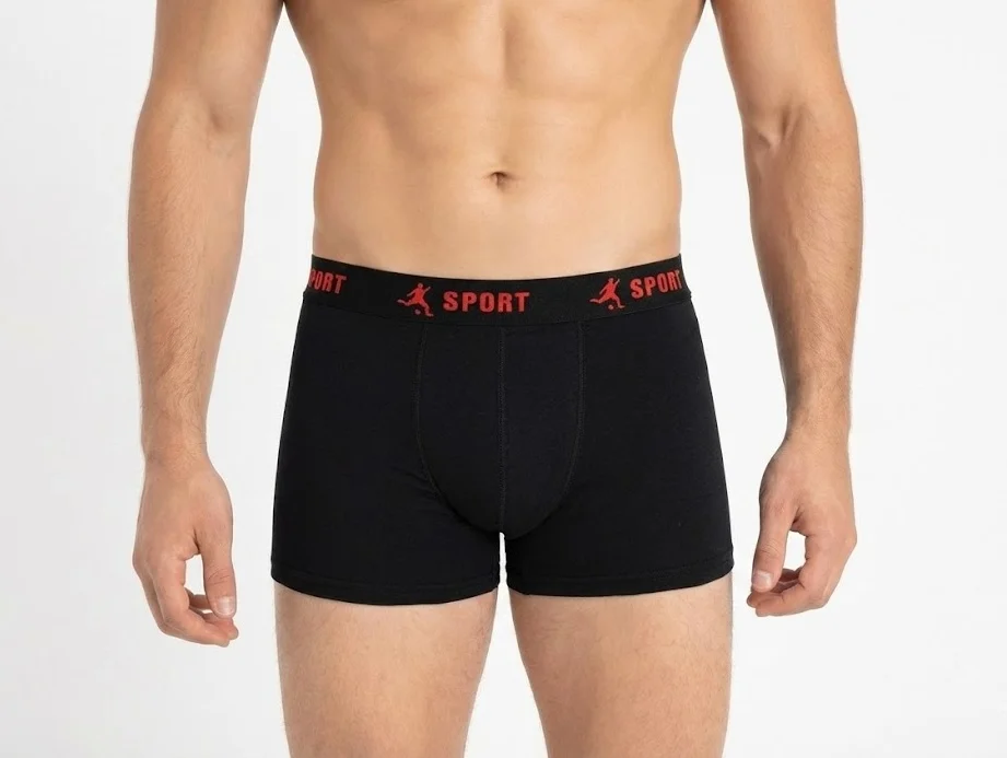 Set 5 perechi Boxeri Barbati cu banda in talie– Lenjerie Intima din Bumbac Elastic Confortabil [6]