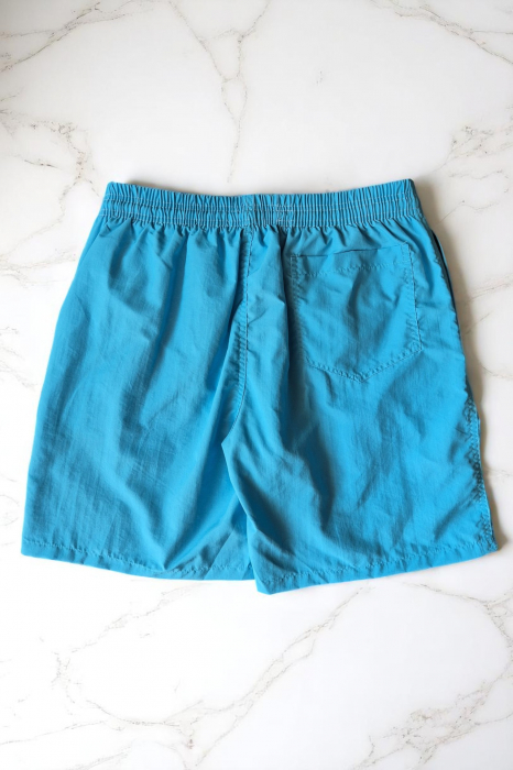 Sort de baie barbati, tip pantalon scurt, cu buzunare, material care respinge apa, albastru Fashion m0288 [3]
