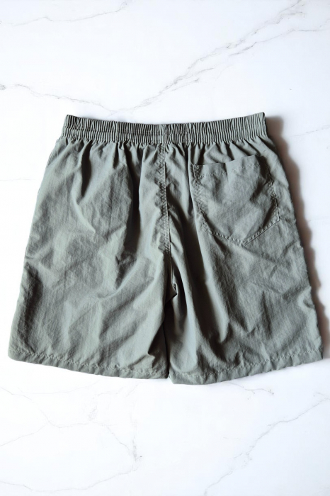 Sort de baie barbati, tip pantalon scurt, cu buzunare, material care respinge apa, gri Fashion m0288 [3]