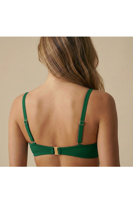 Sutien de Baie Verde Push Up cu Burete Detasabil si Bretele Ajustabile Lm065 [3]