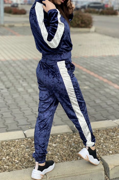 Trening catifea dama, doua piese, Velvet Edition, Bluemarin marime L [7]