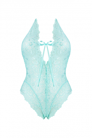 Body sexy cu insertii din dantela, reglabil, negru, embody.ro [9]