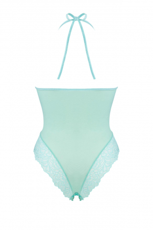 Body sexy cu insertii din dantela, reglabil, negru, embody.ro [10]