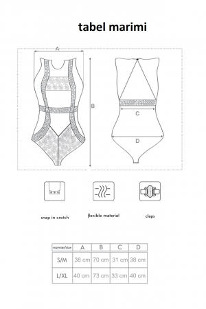 Body sexy cu insertii din dantela, negru, embody.ro [6]