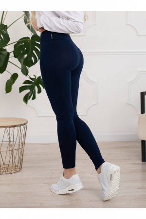 Colanti premium dama cu talie inalta, Bleumarin [2]