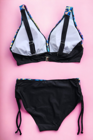 Costum de baie dama, 2 piese, marime mare, multicolor, Havana, embody.ro [2]