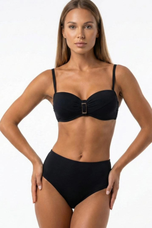 Costume baie 2 piese - Costum de Baie Negru Doua Piese negru Lm063