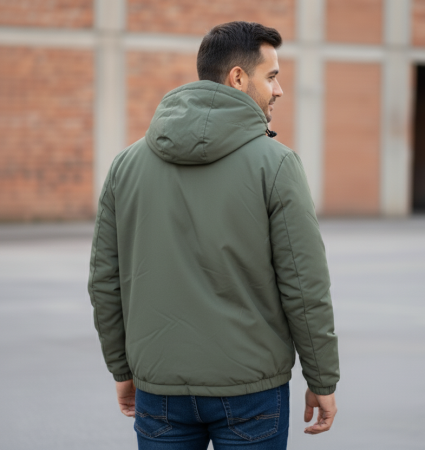 Geaca Barbati Kaki cu Gluga detasabila 7986 [1]