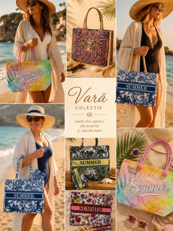 Genti Plaja - Geanta de Plaja SURPRIZA - aleasa special pentru costumul tau de baie