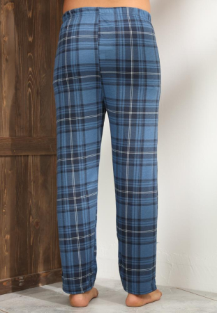 Pantaloni de Pijama pentru Barbati marime mare din Bumbac, Model Clasic 3268 [3]