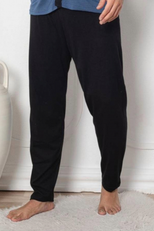 Pijama bumbac barbat, maneci si pantaloni lungi, imprimeu modern embody [1]