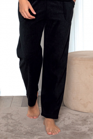 Pijama barbat soft polar moale si calduros, maneci si pantaloni lungi cu buzunare, multicolor [1]