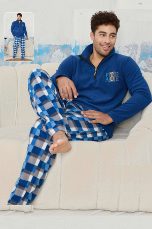 Pijama barbati cocolino, material pufos si calduros, embody.ro [0]