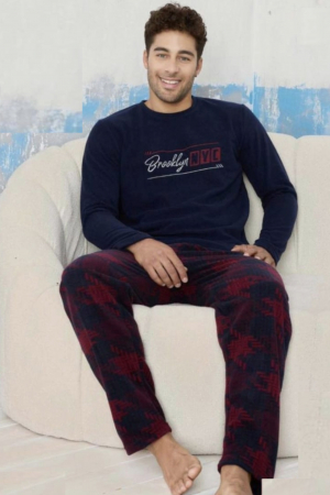 Pijama barbati cocolino, material pufos si calduros, embody.ro [0]