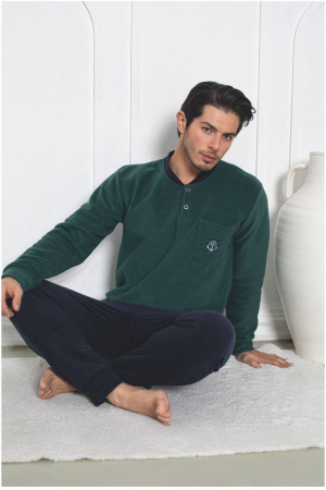 Pijama barbati cocolino polar, material fin, delicat si moale embody.ro [1]