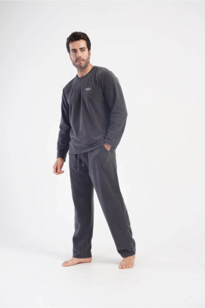 Pijama barbati cocolino, material soft polar pufos si calduros embody.ro [4]