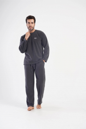 Pijama barbati cocolino, material soft polar pufos si calduros embody.ro [0]