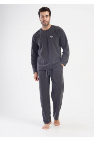 Pijama barbati cocolino, material soft polar pufos si calduros embody.ro [5]