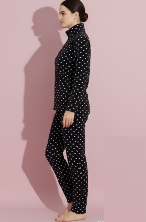 Pijama cocolino dama ultra soft polar, imprimeu  buline 8614 [2]