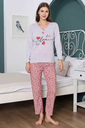 Pijamale cuplu - Pijama dama bumbac, embody.ro