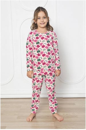 Pijamale copii - Pijama fete cocolino, pufoasa si calduroasa,embody.ro