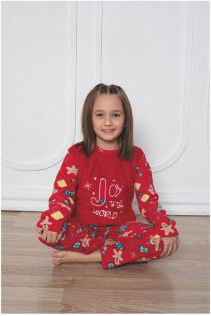 Pijamale copii - Black Friday - Reduceri Pijama baieti, din material soft polar moale si calduros embody
